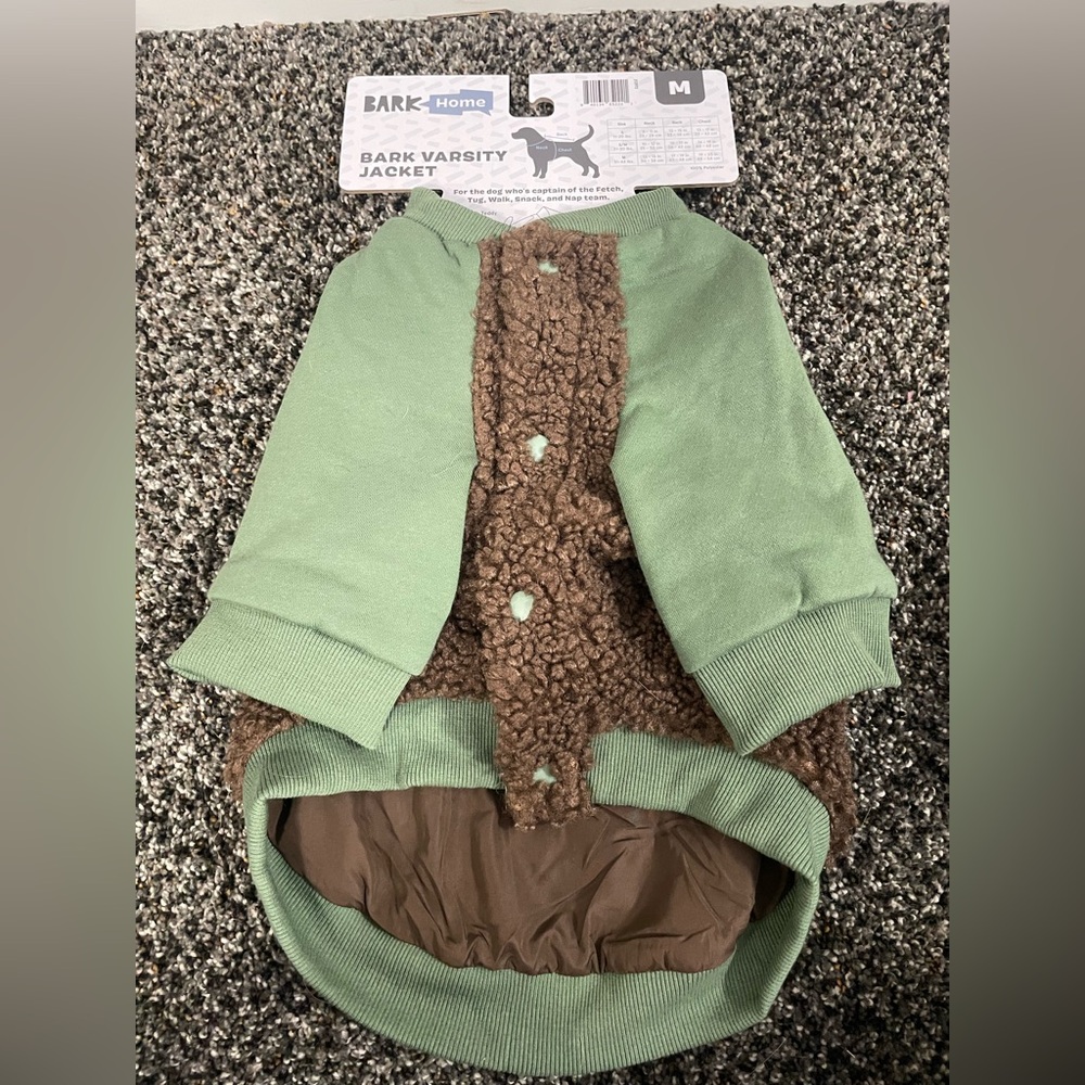 Bark Box Varsity Sweater NWT